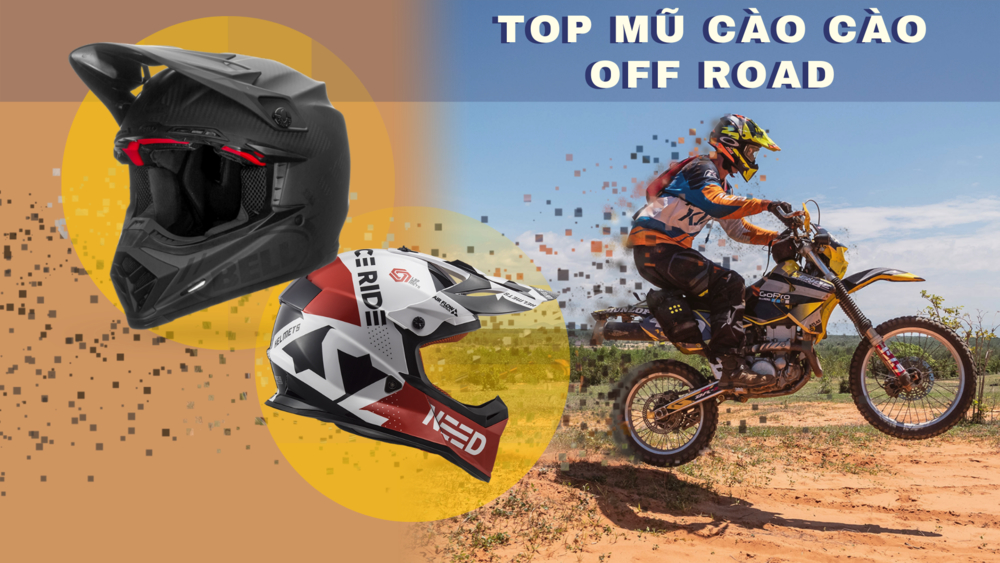 Top Mũ Bảo Hiểm Off-road Dành Cho Cào Cào