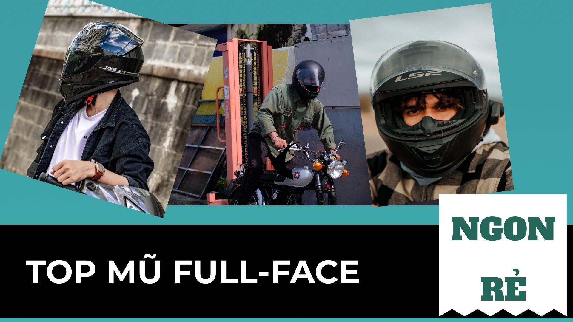 Top Mũ Bảo Hiểm Fullface Dưới 2 Triệu