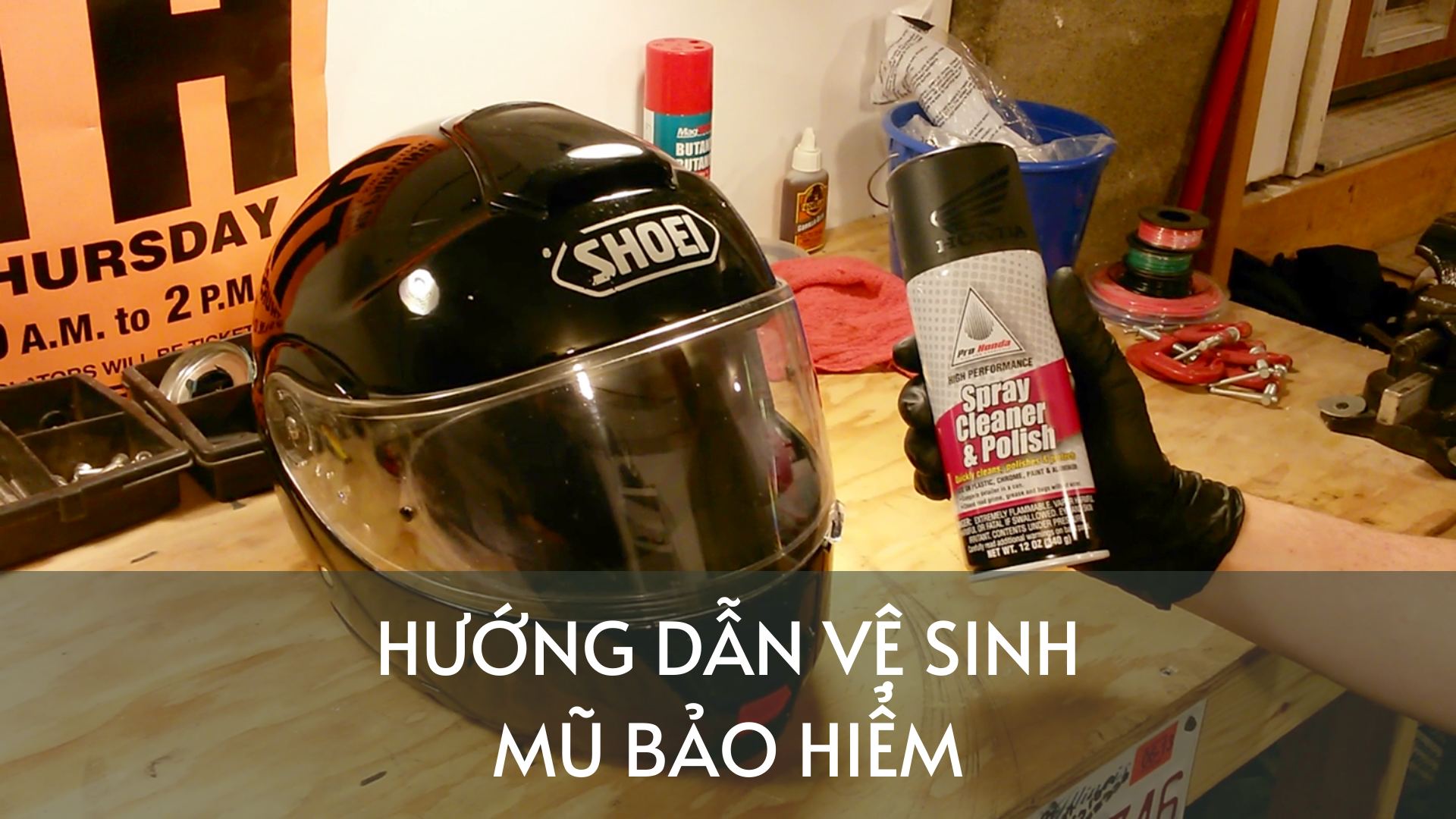 Hướng dẫn vệ sinh mũ bảo hiểm