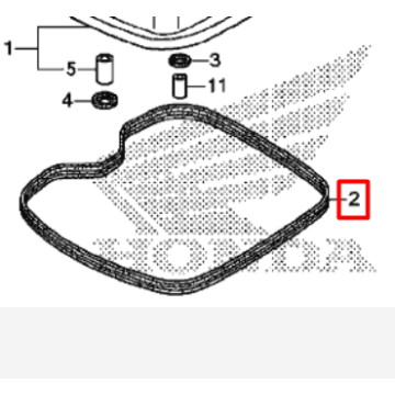 Ron Nắp Chao Cho Honda Xr150L