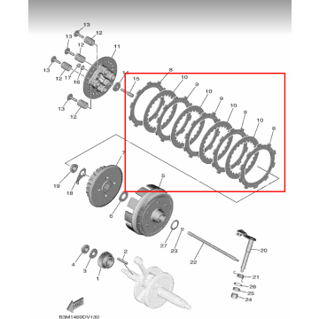 Bộ Lá Côn Wr155r