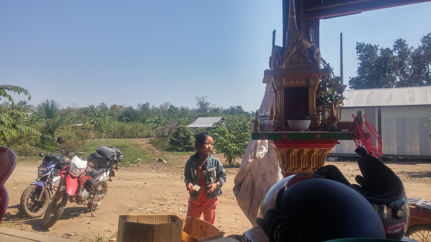 Remote places on motorbikes