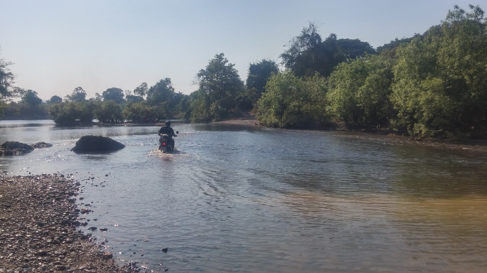 Casual motorbike holiday
